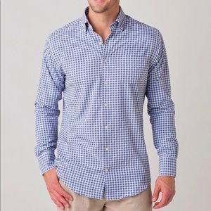 Peter Millar | Plaid Denim Pattern Button Down
